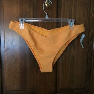 Orange bikini bottoms from Pacsun